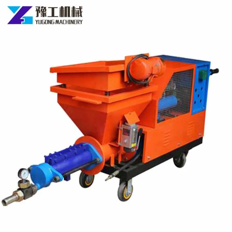 YG Hot Sale Automatic Plastering Sprayer Equipment Sale Buidling Wall Cement Mixing Motor Spraying Machine Manufacturer In China