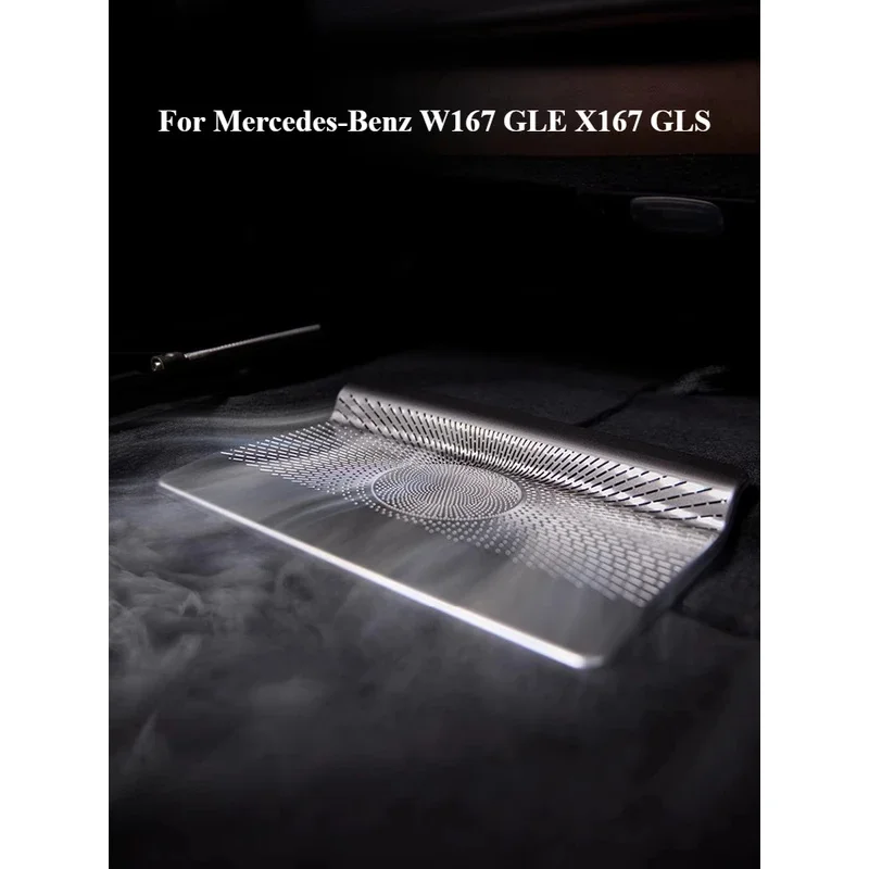 

For Mercedes Benz W167 GLE X167 GLS 2020 2021 2022 2023 2024 2025 Car Under-seat Air Outlet Protection Cover Rear Seat Dust Lid