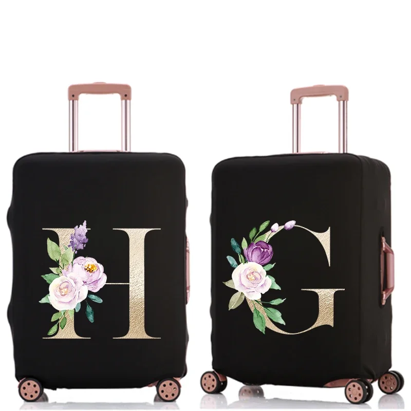 

26 Letter Luggage Cover Elasticity Luggage Cover Dust Cover Scratch Resistant Apply To 18''-32'' Suitcase Travel Accessories