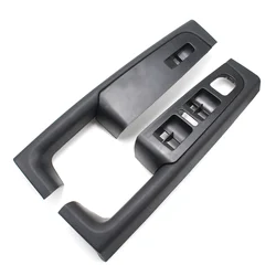 2PCS Black Front Inner Door Handle Armrest Frame Switch Control Panel Trim For Skoda Superb 2008-2013 3T1867157