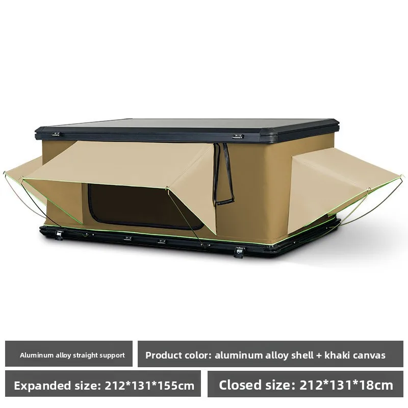 Aluminum Alloy Straight Support Roof Tent Outdoor SUV Car Tent Hydraulic Automatic Quick-Open Car Top Tent