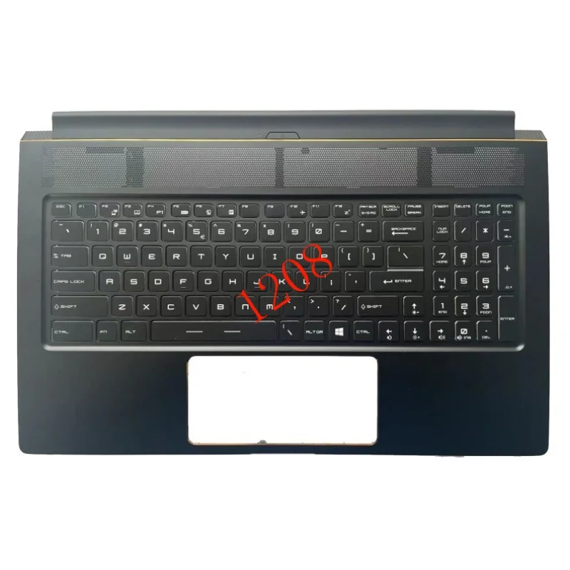 

New For MSI GS75 MS-17G1 Upper Case Palmrest Cover Keyboard Full Colorful Backlit