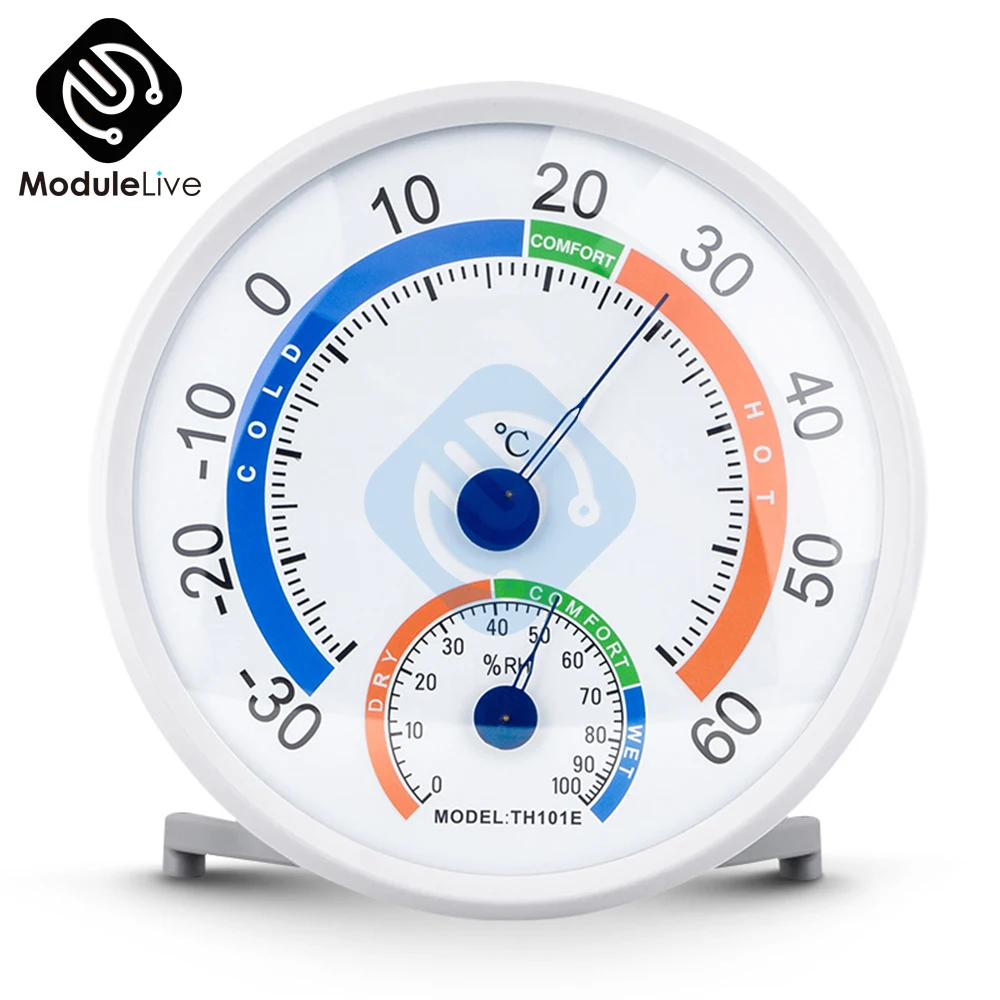 Бытовой аналоговый гигрометр TH101, измеритель температуры и влажности, строительный прибор, Измеритель Качества, 60 C