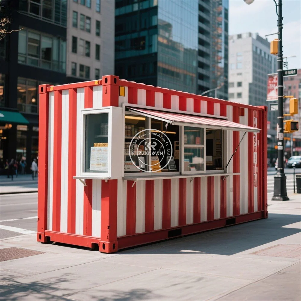 

Portable Shipping Container House Prefabricated Bar Restaurant Full Kitchen Customized Fast Food Shop Coffee Shop Bar