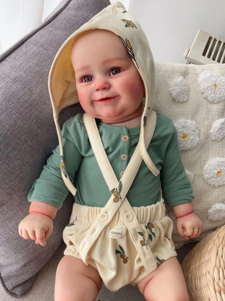 50 سنتيمتر تولد من جديد فتاة مادي كامل الفينيل الجسم قابل للغسل نابض بالحياة الوليد دمية مرنة ثلاثية الأبعاد لون البشرة مع الأوردة دمية premie