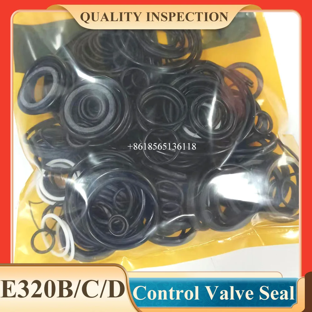 E320B E320C E320D E320D2 Control Valve Seal Kit Excavator Main Control Repair Kit