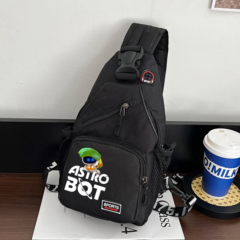 Astro bot masculino ombro sacos de peito multifuncional crossbody sacos anime viagem sling saco moda cruz corpo saco feminino presente natal