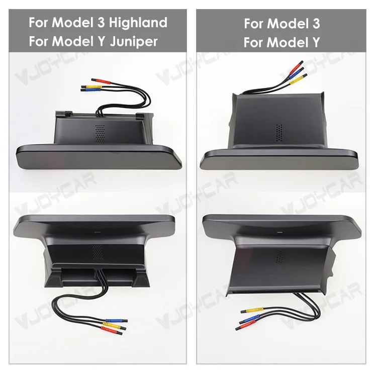 VJOYCAR 9.66 inches Instrument Display for New Model Y Juniper Model YL Dashboard with Air Outlet for Tesla All Model 3 Y