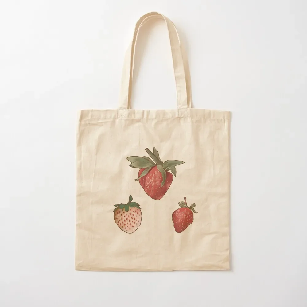 

Strawberry Bundle Tote Bag canvas tote bag Lady bags custom canvas bag Canvas