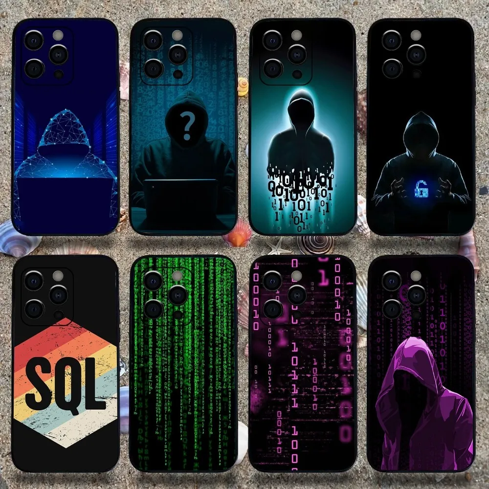 Programming Languages Phone Case For Apple iPhone 15,14,13,12,11,Pro,X,XS,Max,XR,Plus,Mini Soft Black Cover