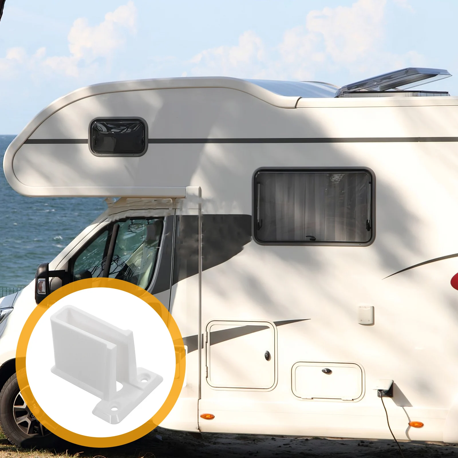 

10Pcs Rv Window Latch ABS Door Lock Holder Replacement Kit Rv Door Mount Security Hardware Camper Window Lock Latch