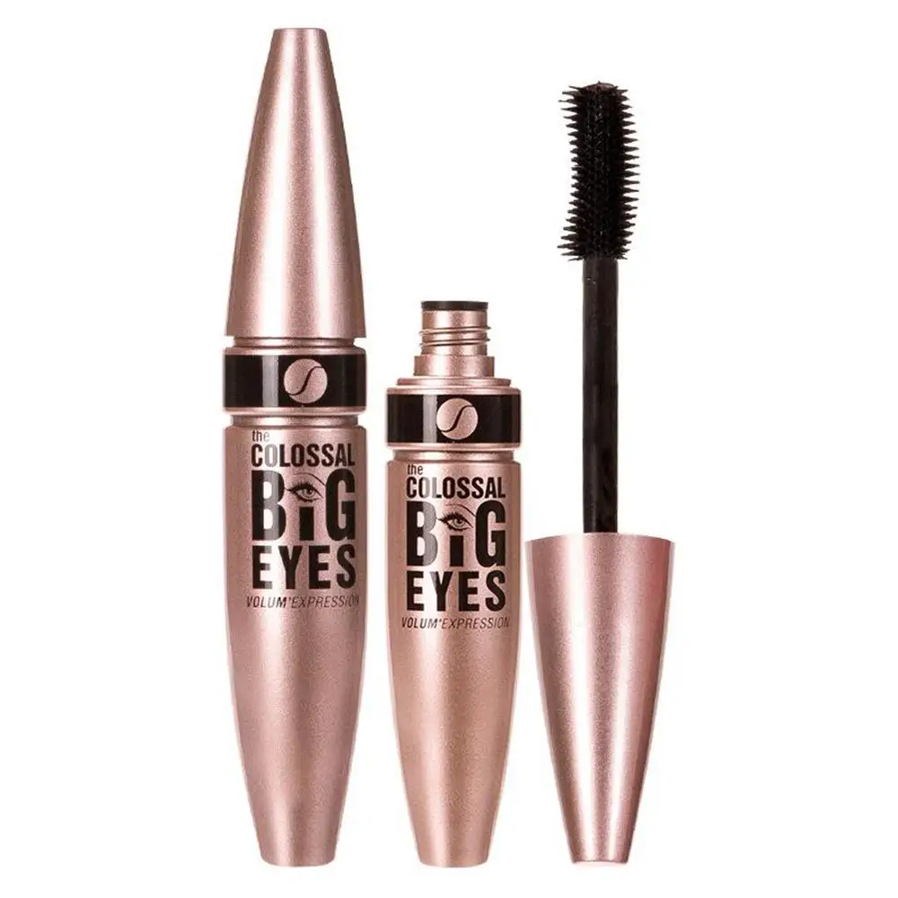 Curled Thick Silk Mascara Eyelash Lengthening Waterproof Sweat-proof No Long-wearing Black Eyelash Extension Eye Makeup Cosmetic