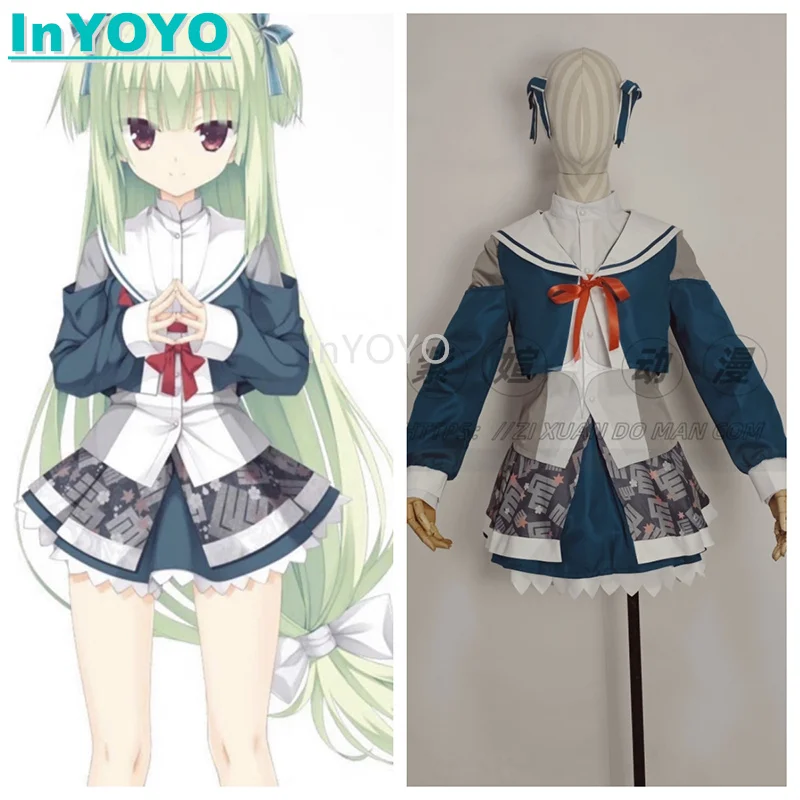 

InYOYO Murasame Cosplay Costume Senren Banka Game Suit Lovely School Uniform Performance Clothing Halloween Party Outfit New