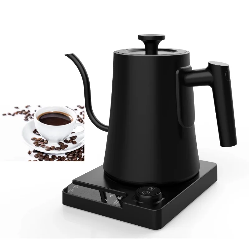 1200W Electric Gooseneck Kettle with Temperature Control Fast Boiling Gooseneck Electric Pour Over Kettle for Tea 110V/220V