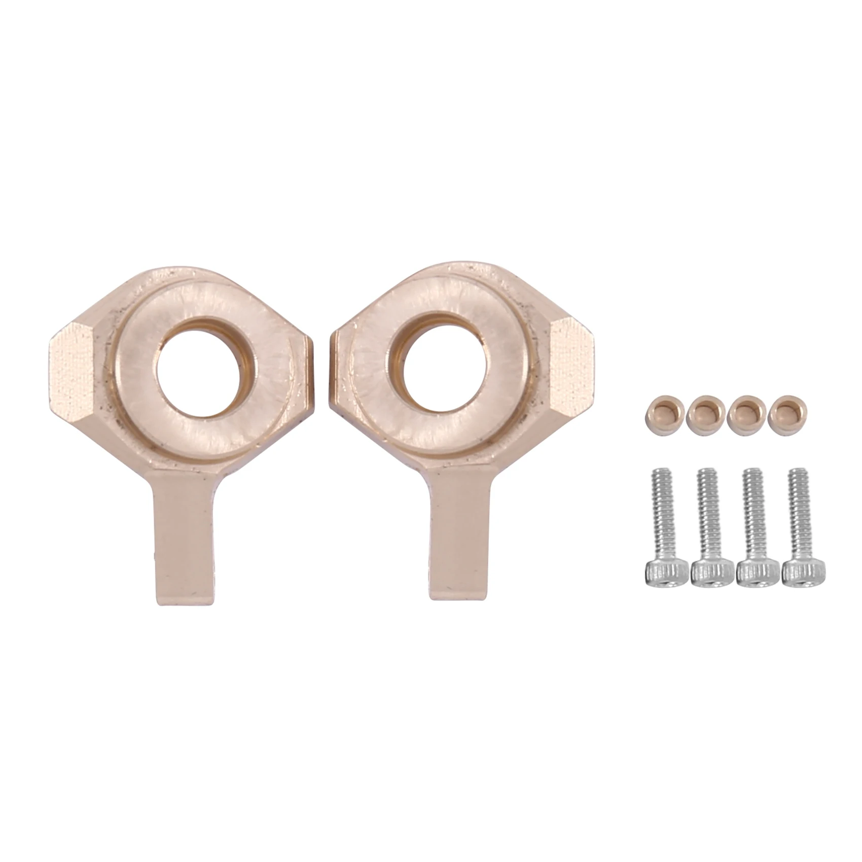 Brass Front Steering Cup Steering Knuckle Upgrade Parts for 1/24 RC Crawler Axial SCX24 AXI90081 Accessories