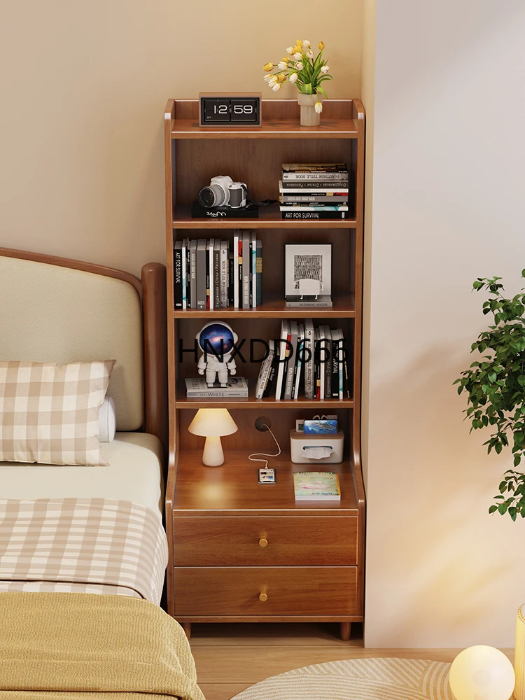 Elevated bookshelf Floor shelf Integrated wall bookcase