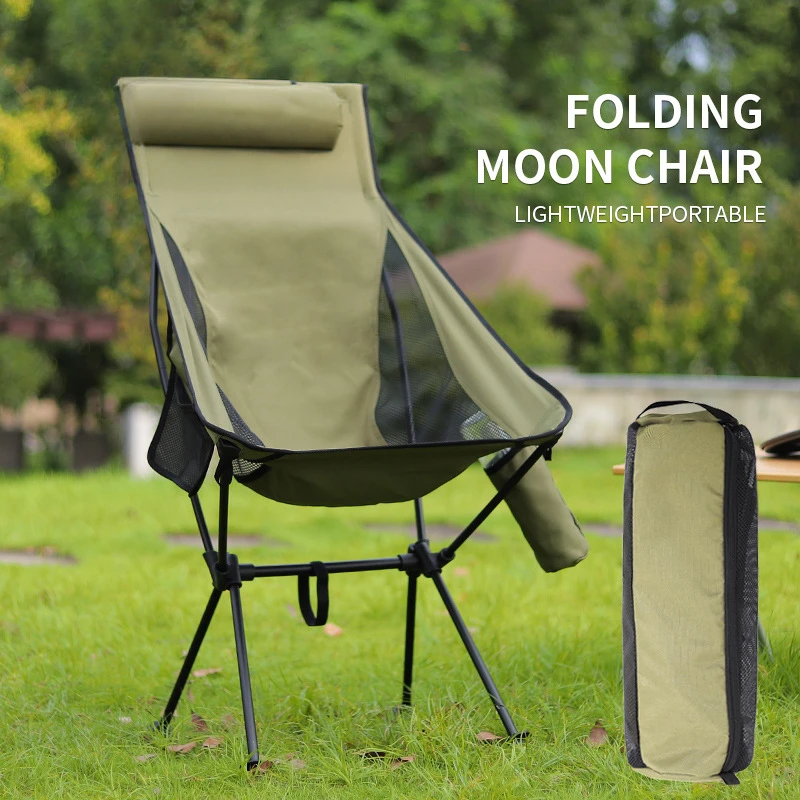 Lightweight Folding Camping Chair: Portable & Compact for Hiking, Camping & Picnics