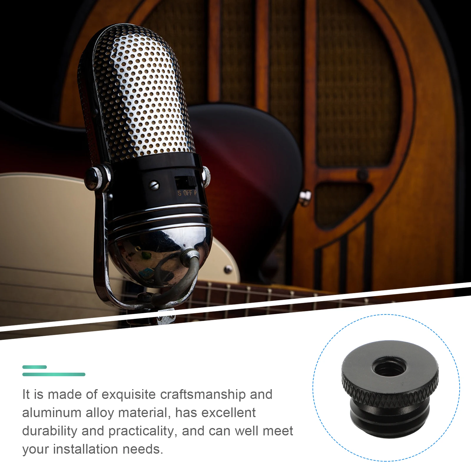 

3 Pcs Tripod Screw Adapter Mic Thread Conversion' Camera Monitor Stand Microphone Accessories