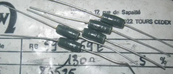 

Resistors 2W 3W 620R 130R needed by distant friends