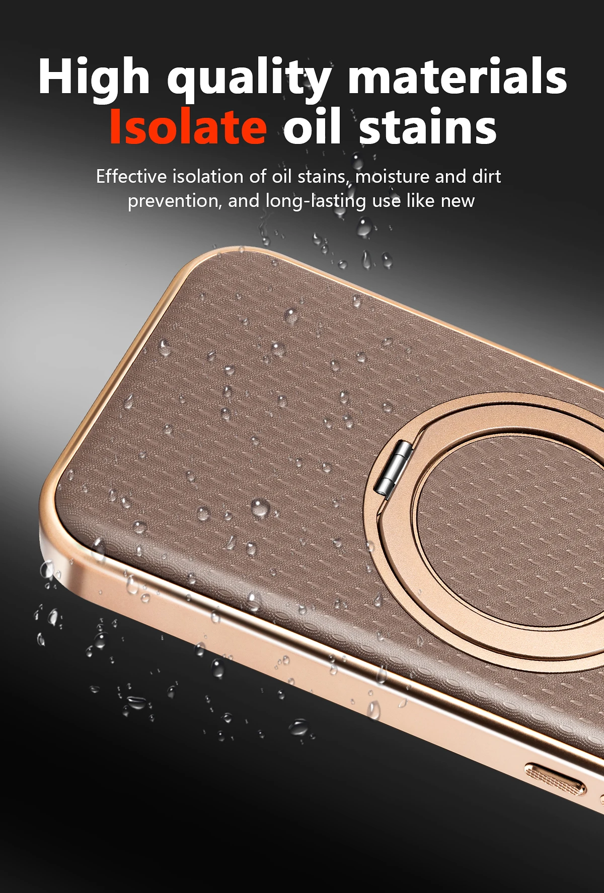 Leather Case for iPhone 15 14 13 18 Pro Max 12 16 Plus Magnetic Wireless Metal Ring Charging Solid Color 17 Air Cover Case