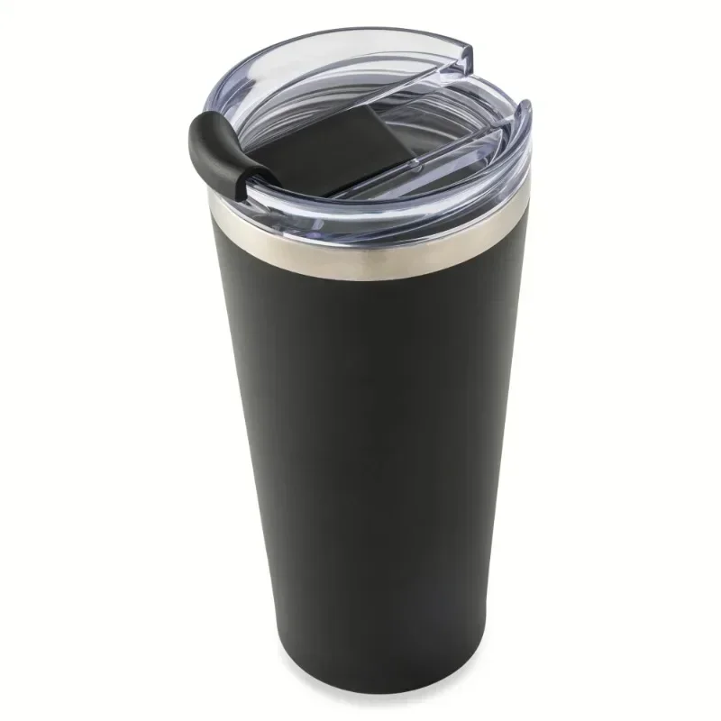 

(Pack of 4) 20 oz stainless steel tumblers, black, durable double wall stainless steel, clean and ready to use anywhere