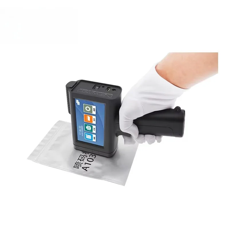 12.7mm/25.4mm Thermal Inkjet Coding MFG Date Logo Printing Handheld TIJ Prin0ter