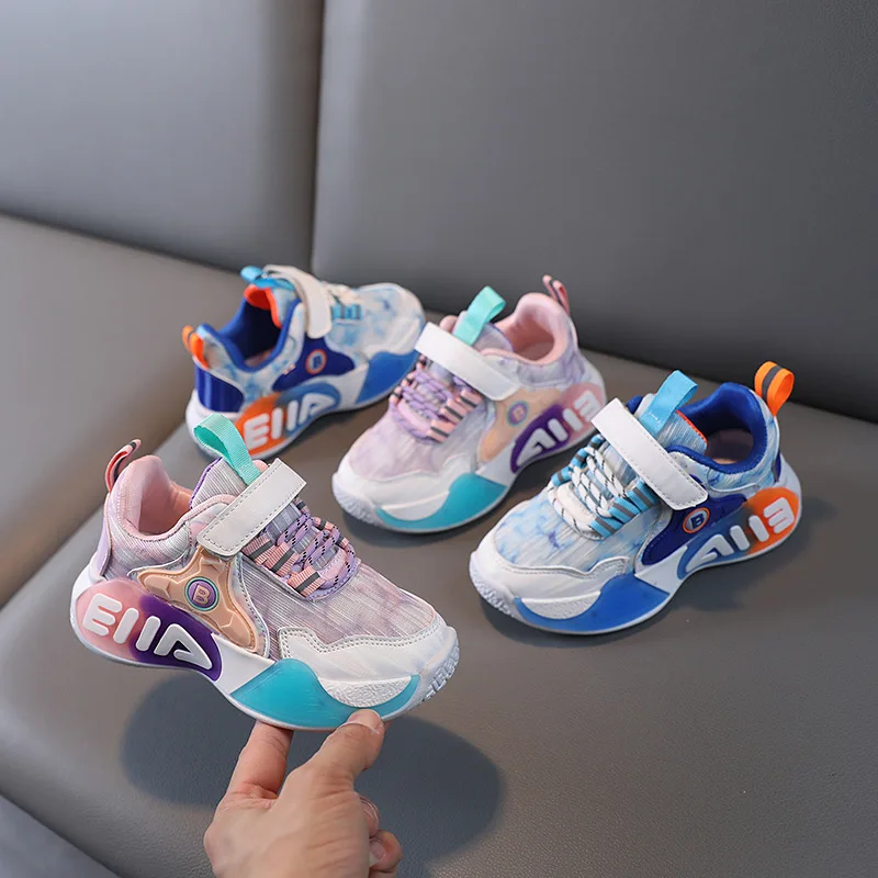 Fashion Cool Sports Running Baby Casual Shoes Hot Sales Sports Sneakers Four Seasons Girls Boys Toddlers Infant Tennis