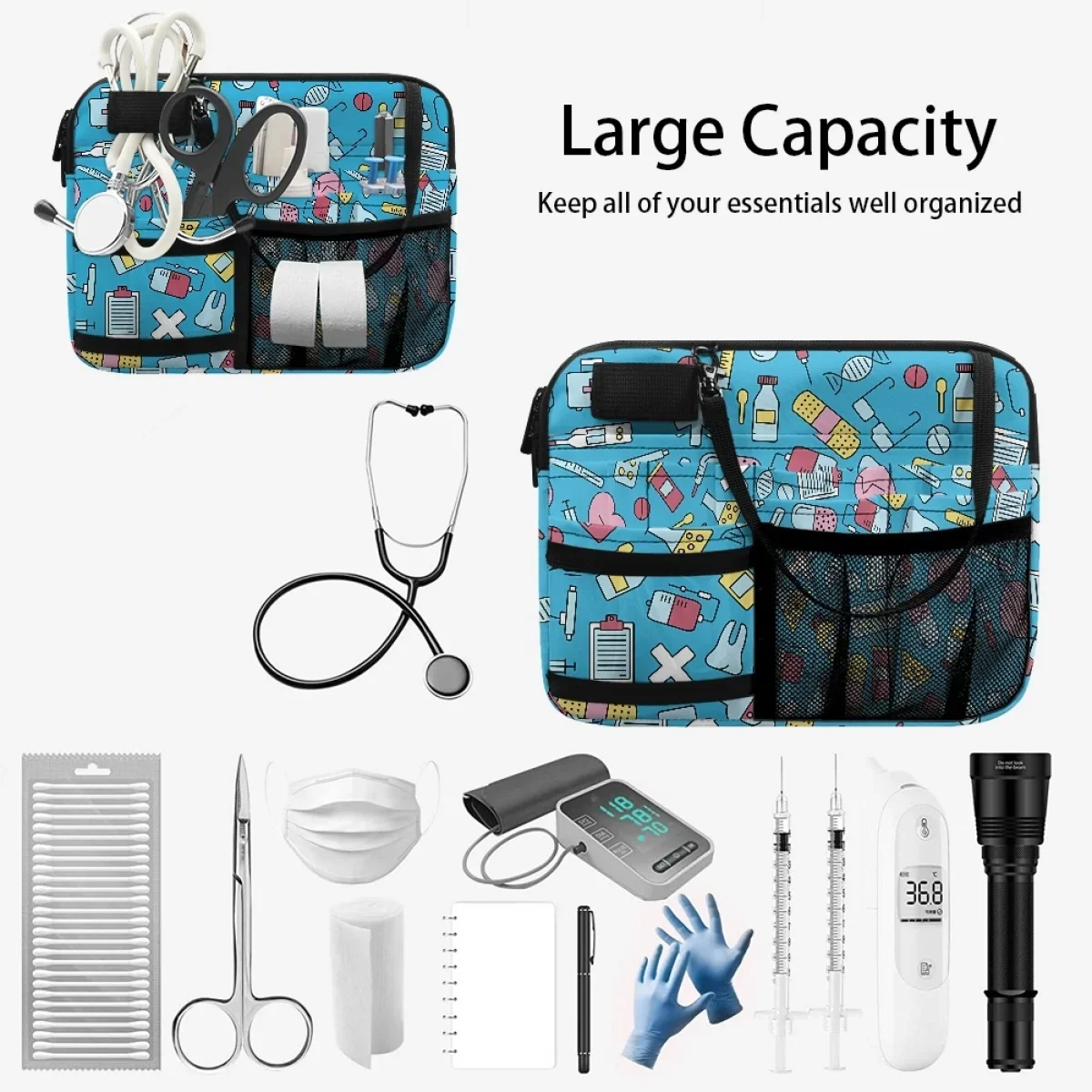 New Portable Nursing Belt Organizer for Women Multi-function Nurse Medical Pack for Stethoscopes Durable Emergency Supplies Gift