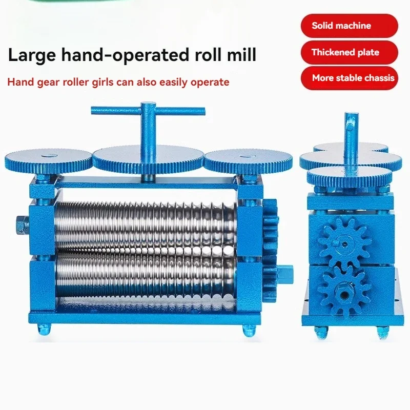 Tablet Press Jewelry Small Gold and Silver Processing Ring Bracelet Hand Press Round Line European Style