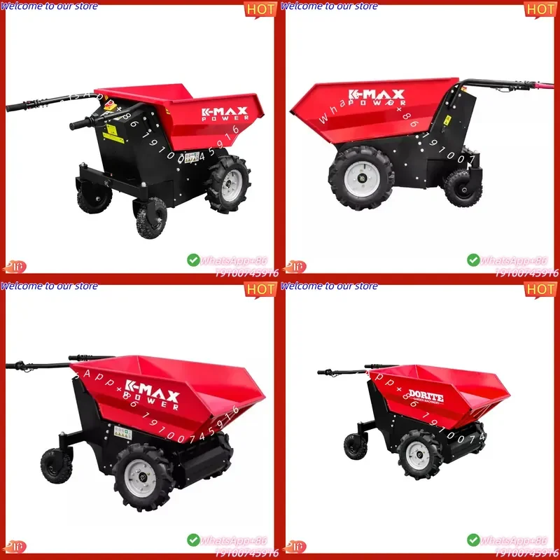 CE Certificate CE Approved /ODM 6.5HP/7HP 4.1kw Power 500Kg Load Capacity Rubber Track Agriculture Small Barrow Mini