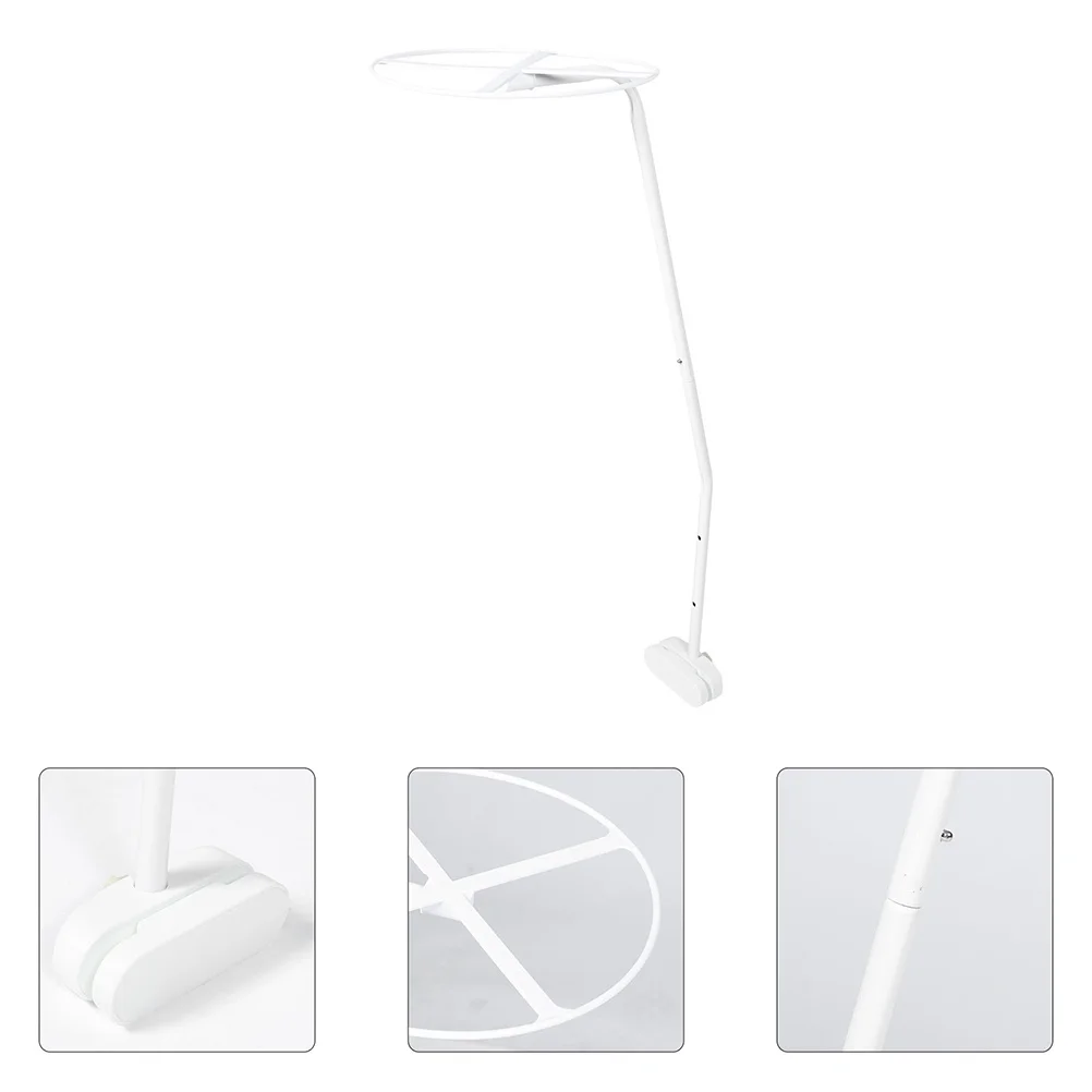 

2-комплектная стойка для детской кроватки, металлическая подставка, каркас для детской кроватки, сетчатый держатель, прочный стальной зажим, дизайн, простая установка, съемный