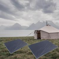 Tent Footprint Pocket Picnic Mat With Windproof Stakes Camping Portable Folding Waterproof Tent Ground Sheet Travel Beach Mat