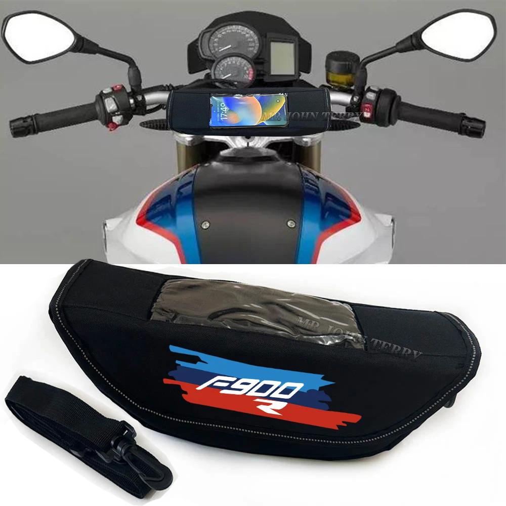 For BMW F800R F900R F900 F900XR F 900 X XR 2009-2022 Motorcycle Waterproof And Dustproof Handlebar Storage Bag