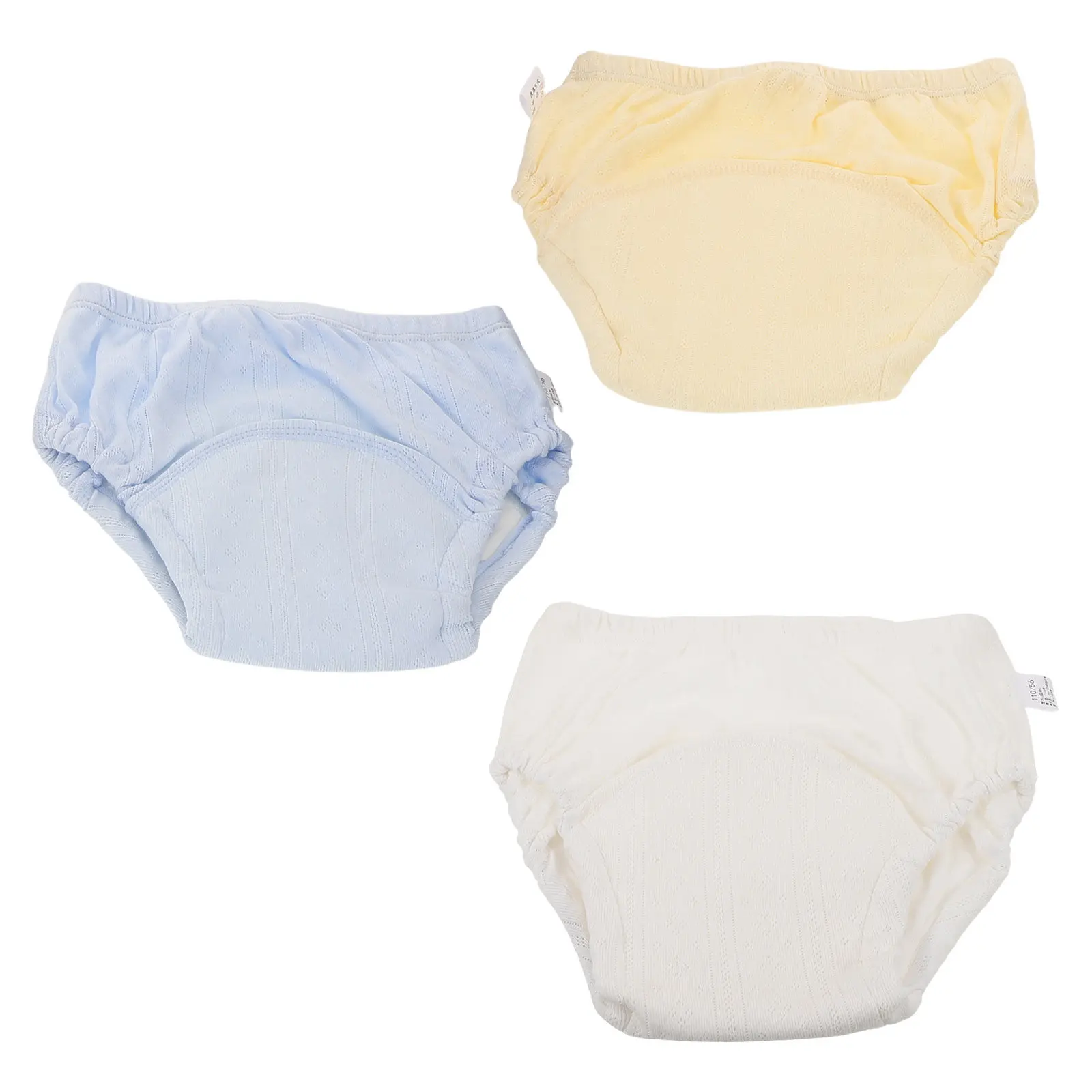 3Pcs Cotton Training Pants for Toddlers Potty Training Underwear Unisex Breathable Absorbent Nighttime Use Reusable Size 110 - view 5