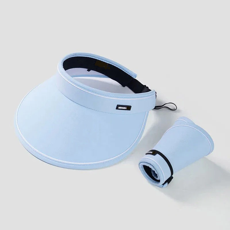 Летние дышащие солнцезащитные шляпы для женщин, регулируемый козырек с защитой от ультрафиолета, модная солнцезащитная кепка для занятий спортом на открытом воздухе