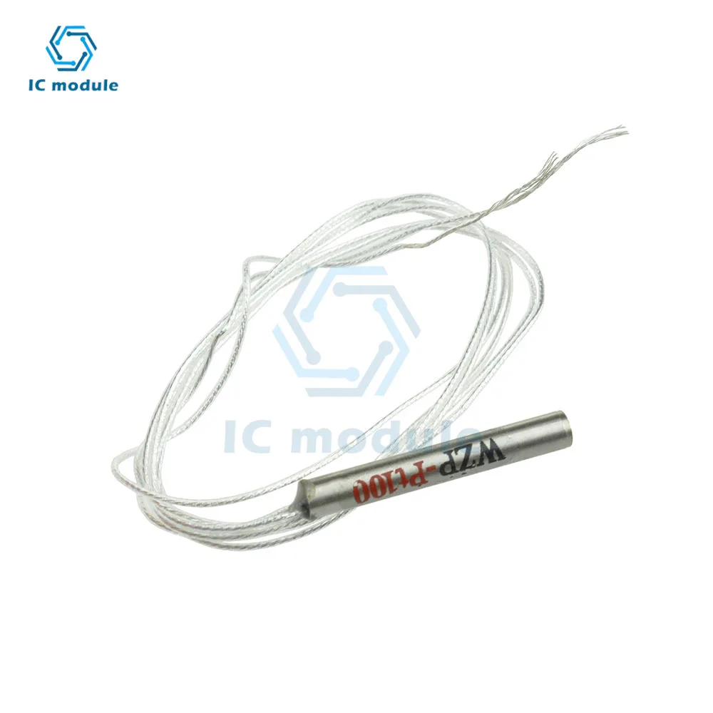 10PCS 5PCS 1PCS 50CM PT100 Platinum Resister Temperature Sensor Detector Waterproof Temperature Probe -20~450 Celsius WZP-PT100