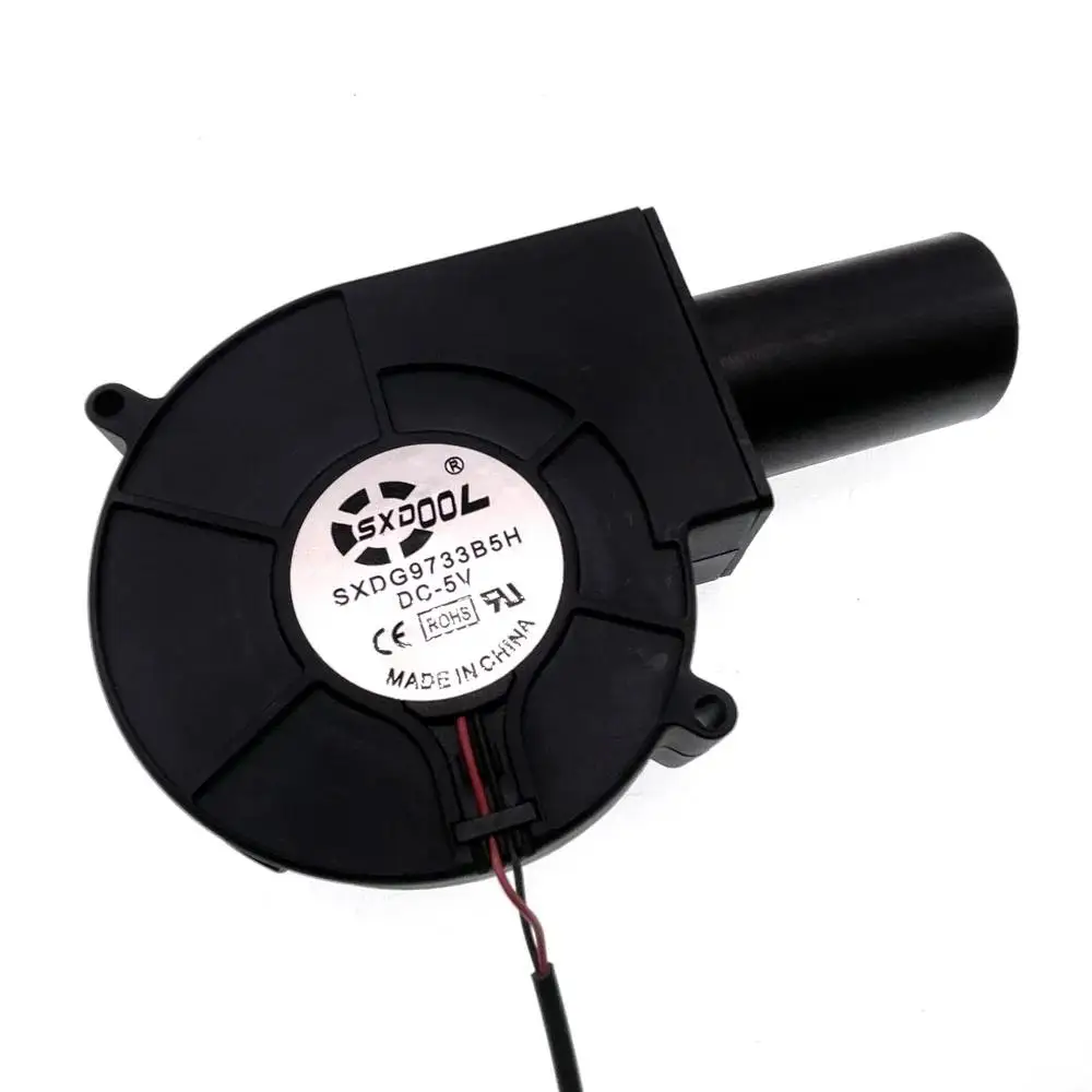 Draagbare Outdoor Houtkachel Bbq Blower Met Kleine Turbine Lucht Verzamelen Kanaal Nieuwe Dc 5V Usb Snelheidsregulering