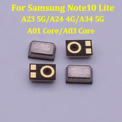 10-100pcs Microphone Inner MIC Receiver Speaker For Samsung Galaxy A01 Core A012 A03 Core A032 A23 5G A24 4G A34 5G Note10 Lite