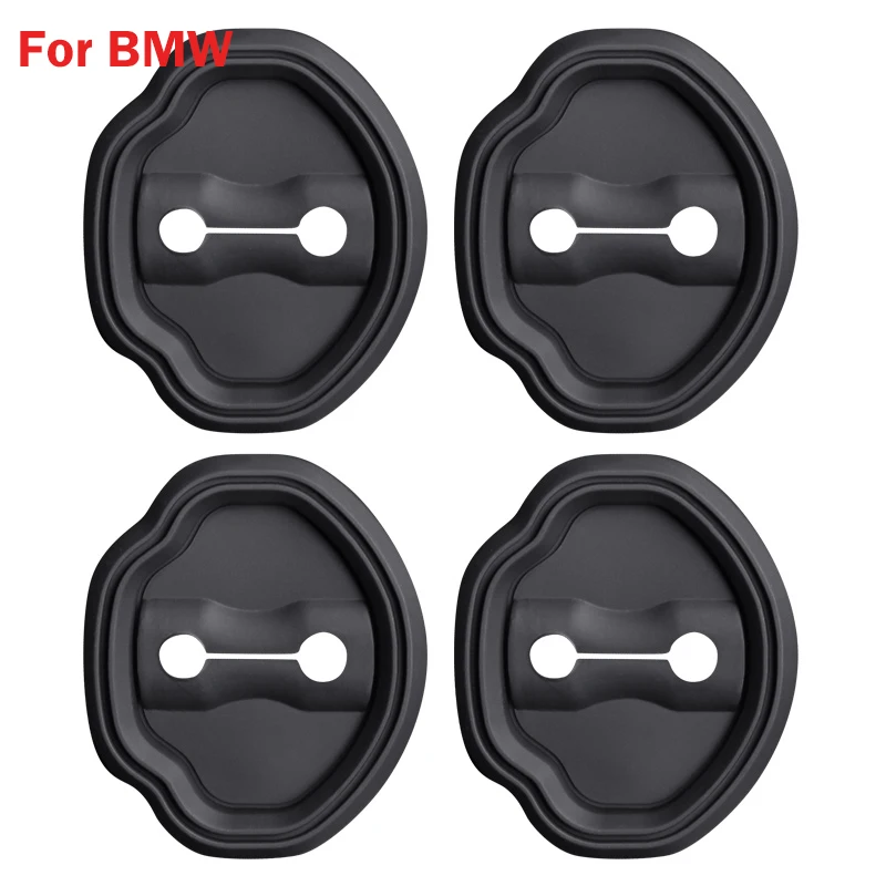 

4Pcs Car Silicone Door Lock Buckle Cover Anti-collision For BMW X1 F48 X3 G01 X4 G02 X5 F15 X6 F16 G05 G06 F49 2021 Accessories