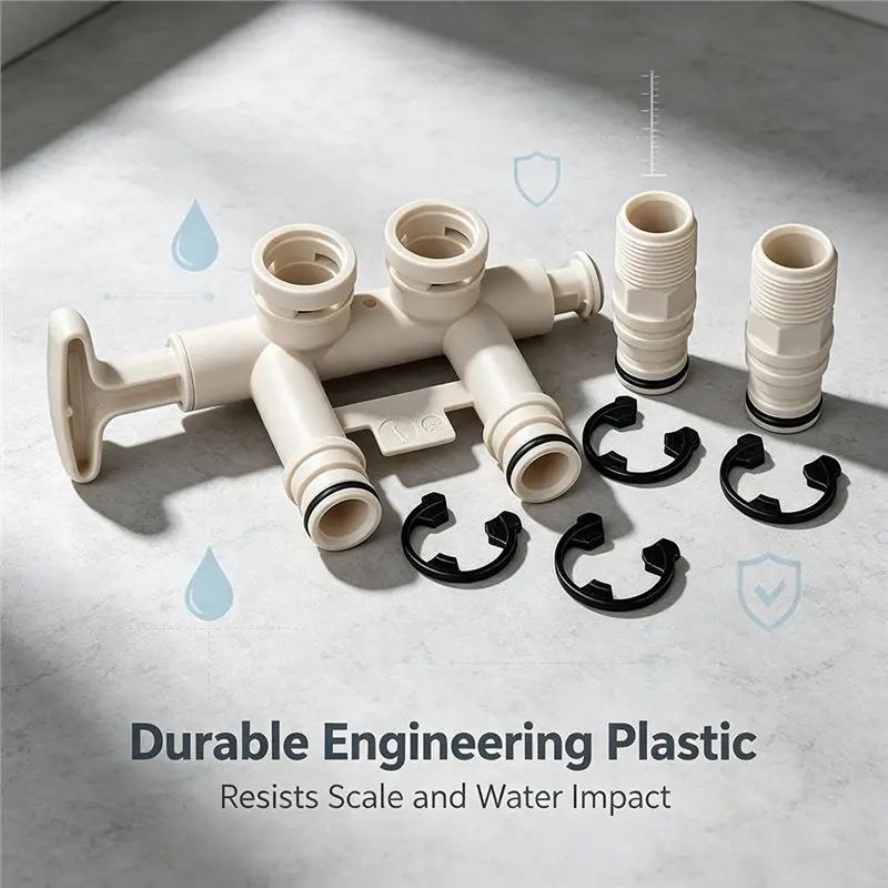 ABWR-7345388 Water Softener Bypass Valve Assembly Kit With 2 Adapters