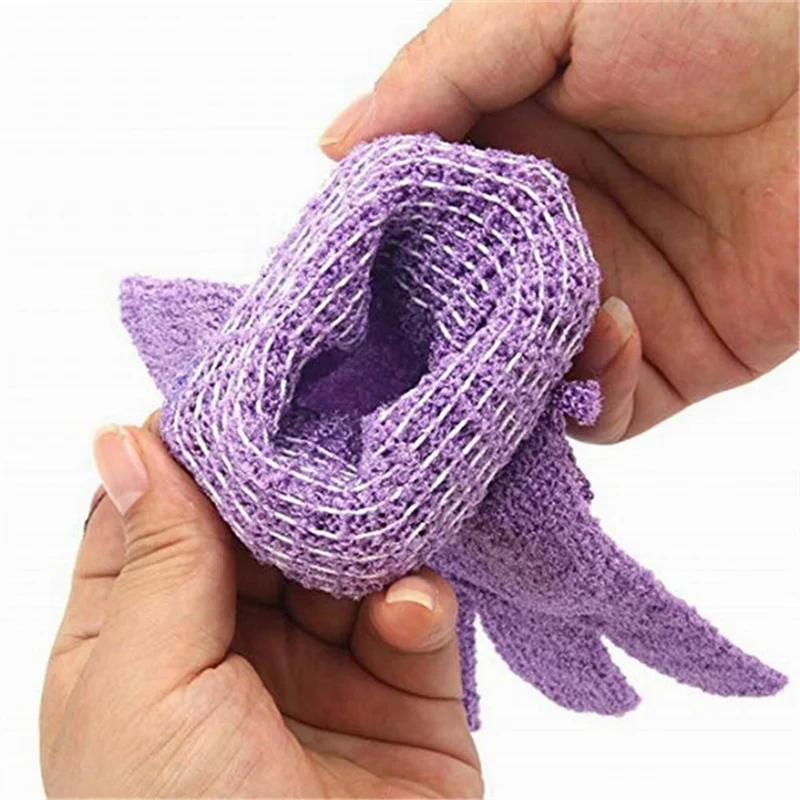 

B02C-30 Piece Bath Exfoliating Exfoliating Gloves Shower Scrub Gloves Massage Body Scrub Sponge For Skin Cleansing