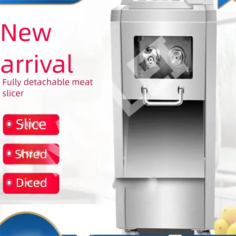 Fully Automatic Stainless Steel Meat Slicer for Commercial Use,   Slices and Shreds Beef and Mutton, Suitable for Factory Use