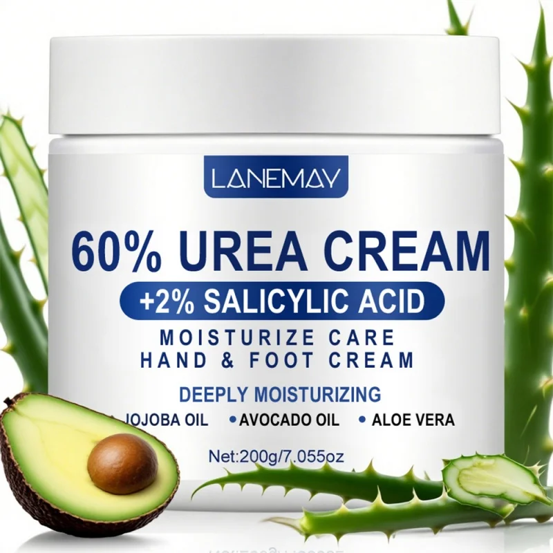 60% Urea Cream For Hand & Foot Moisturizing Cream 200g Rich In Salicylic Acid And Glycerin Suitable For Dry Rough Cracked Heels