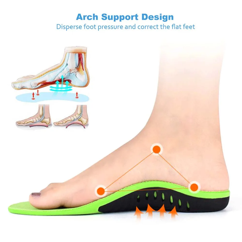 Orthopädische Einlegesohlen mit hoher Fußgewölbeunterstützung, Schuhsohle für Füße, Fußgewölbepolster, lindert Plantarfasziitis, Schmerzen, Plattfuß, Sportschuhe – Detail 7