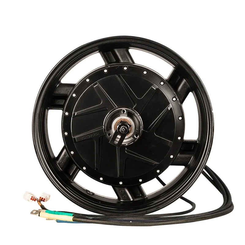 Ymmotor 17Inch 72V 8000W/10kw Bldc Wiel Naaf Motor Voor Elektrische Motorfiets Met Fardriver Controller