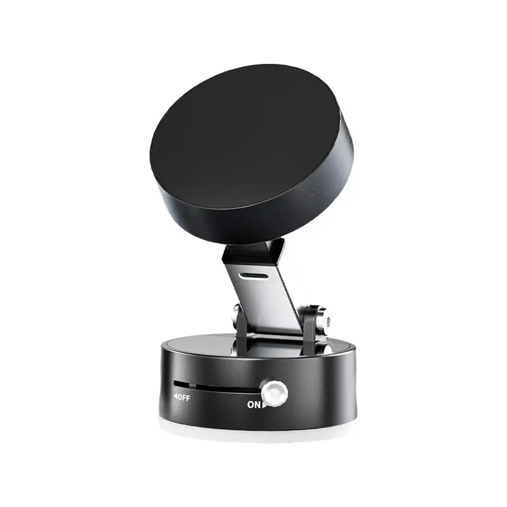 Double-sided Suction Cup Phone Holder Magnetic Car Mount Foldable Lazy Bracket For iPhone Android