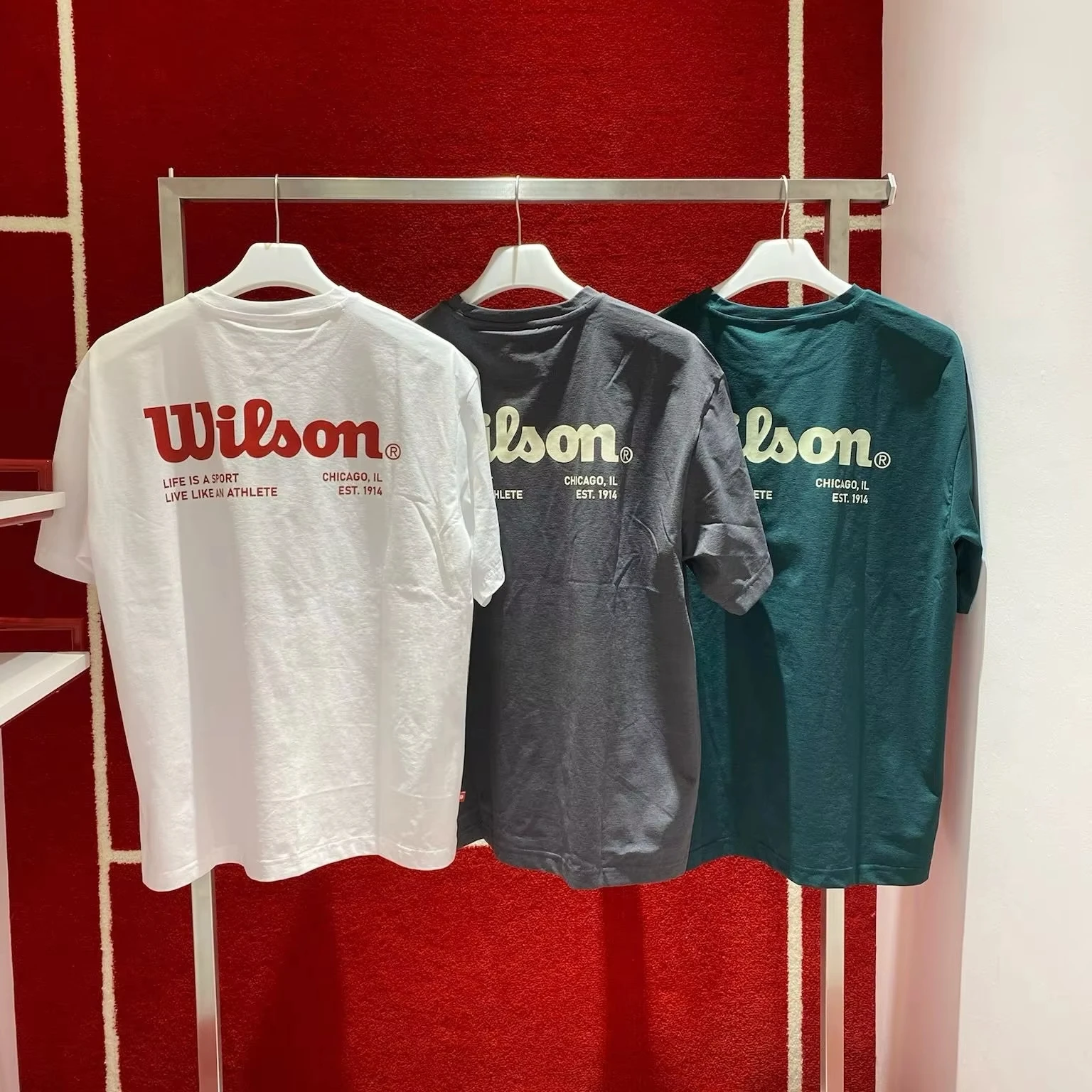 

Summer High-quality Trendy Brand Back Large Logo Pattern Cotton Printing Women The Same Summer Casual Short-sleeved Unisex Top