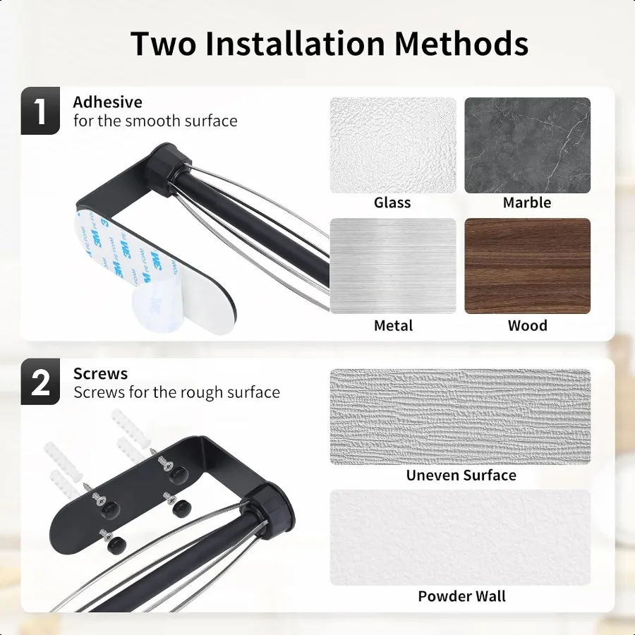 حامل المناشف الورقية تحت الخزانة يد واحدة قابلة للتشغيل على الحائط حامل المناشف الورقية مع تأثير التخميد ذاتية مقاومة للانحناء #3