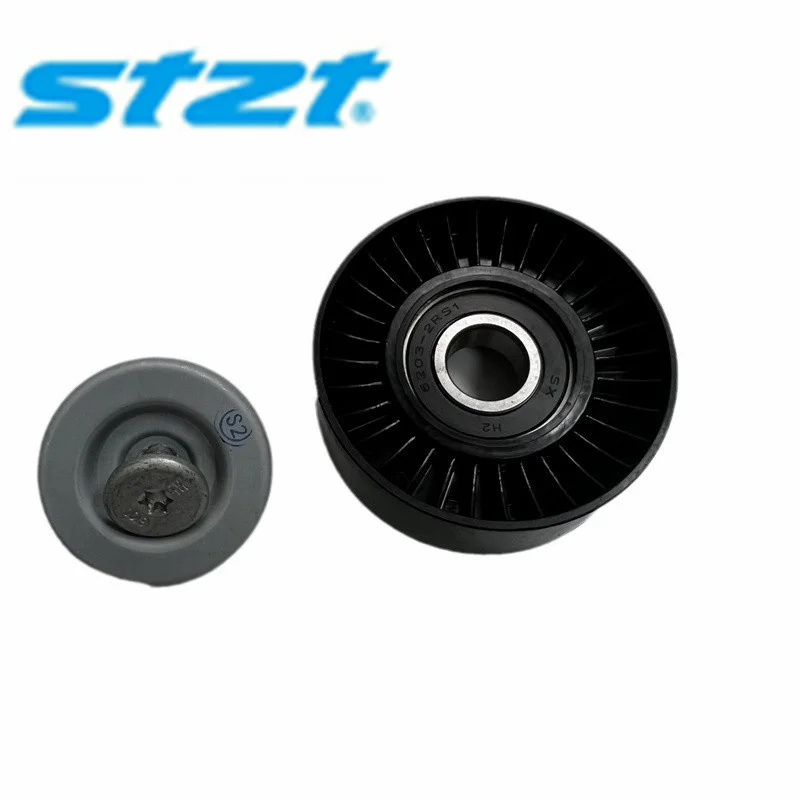 STZT 2712000570 Auto Engine Parts Idler Pulley 271 200 05 70 Belt Tensioner Pulley for MERCEDES BENZ W204 W212 W211 R171