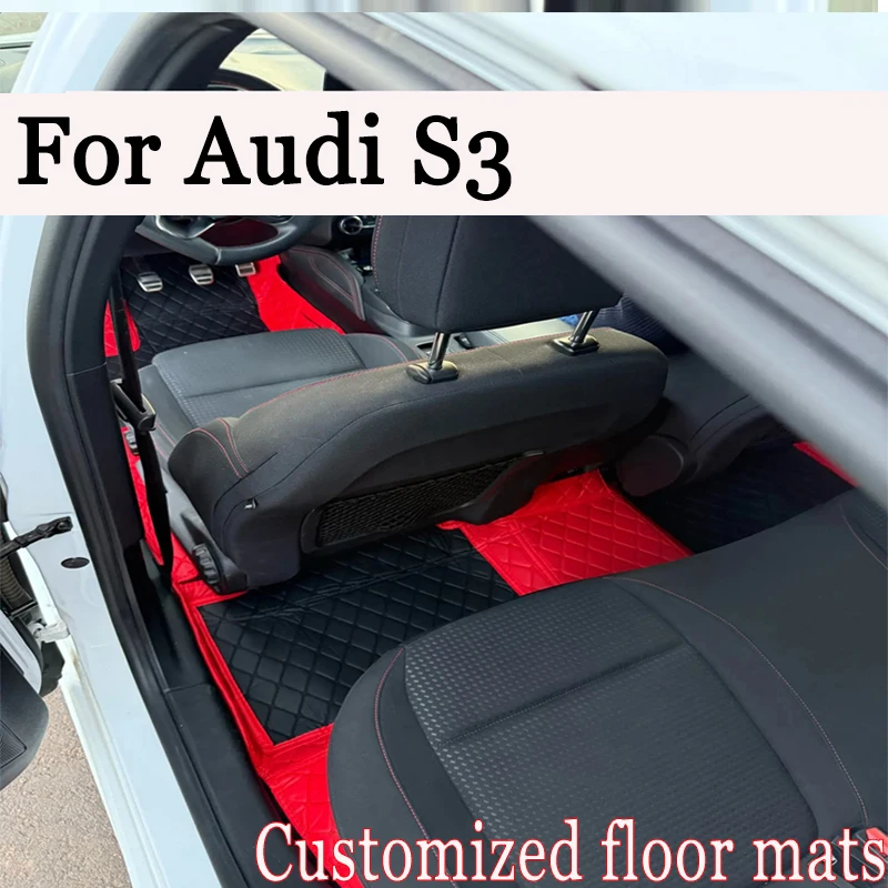 

Car Floor Mats For Audi S3 2019 2018 2017 2016 2015 Waterproof Car Carpet Car Styling Custom Interior Accessories Car Mats Cover